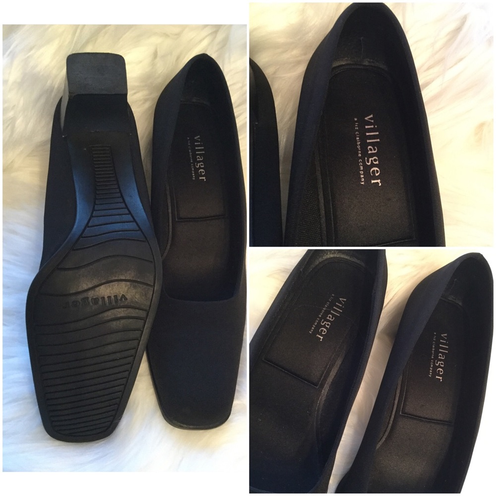 Villager Black Pumps